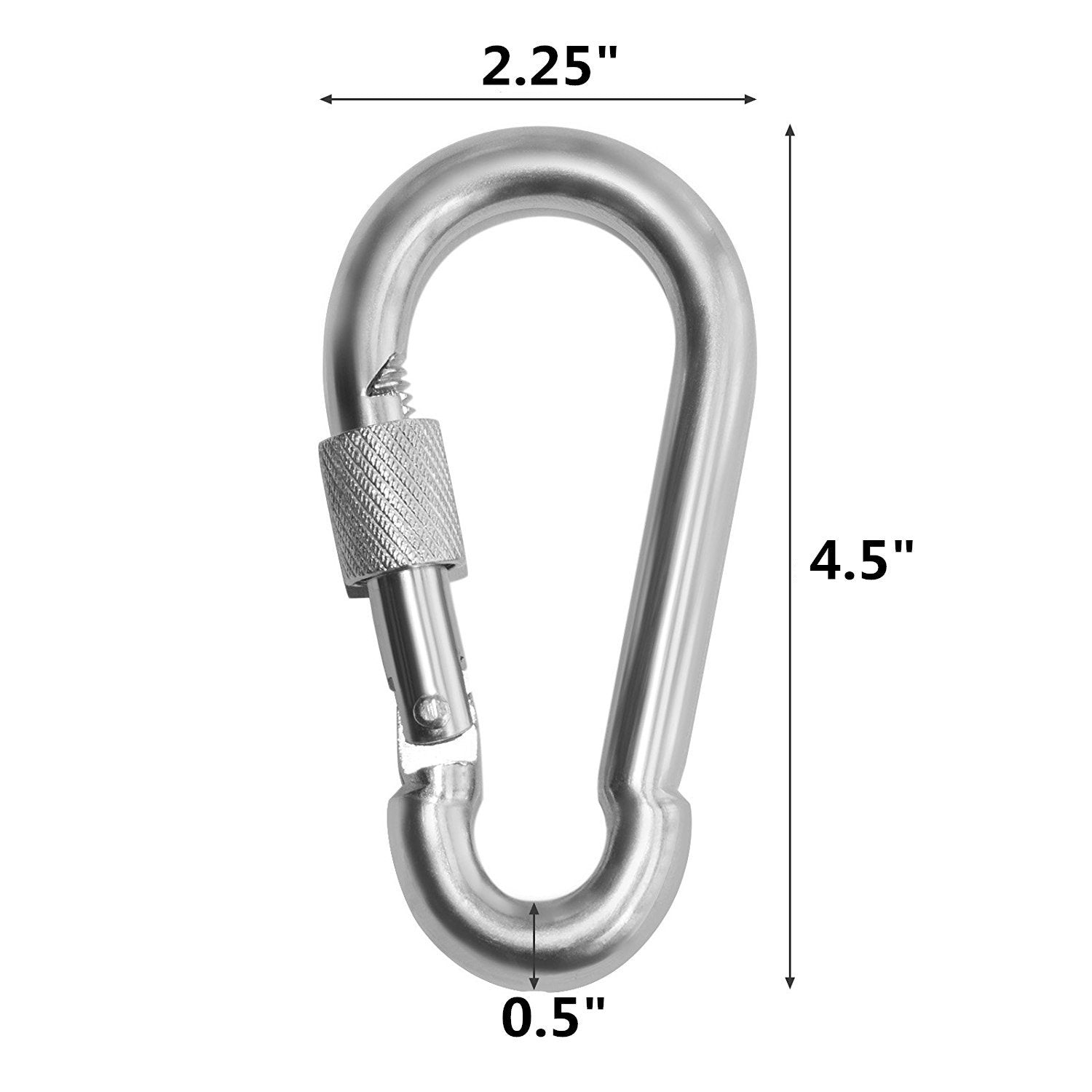 ESKONI keyring clip carabiner keeps keys accessible on belts and bags.