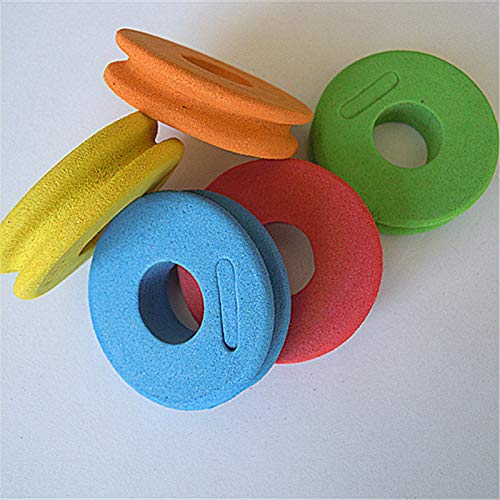 Close-up of foam material and rotating mechanism