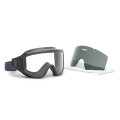 ESS Flight Deck Goggle lens clear demonstrates UV protection and crisp visibility.