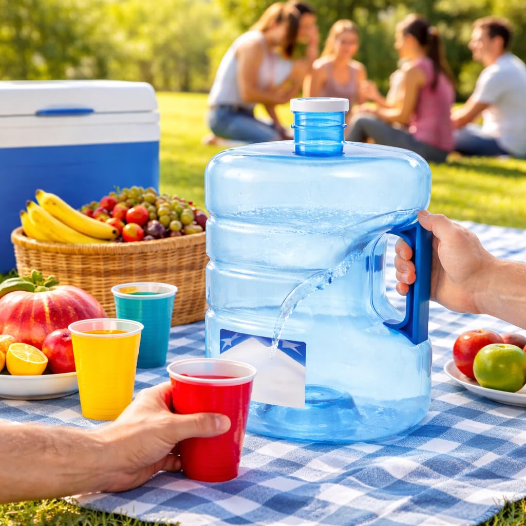 ESTARN integrated handle enables easy transport and pouring.