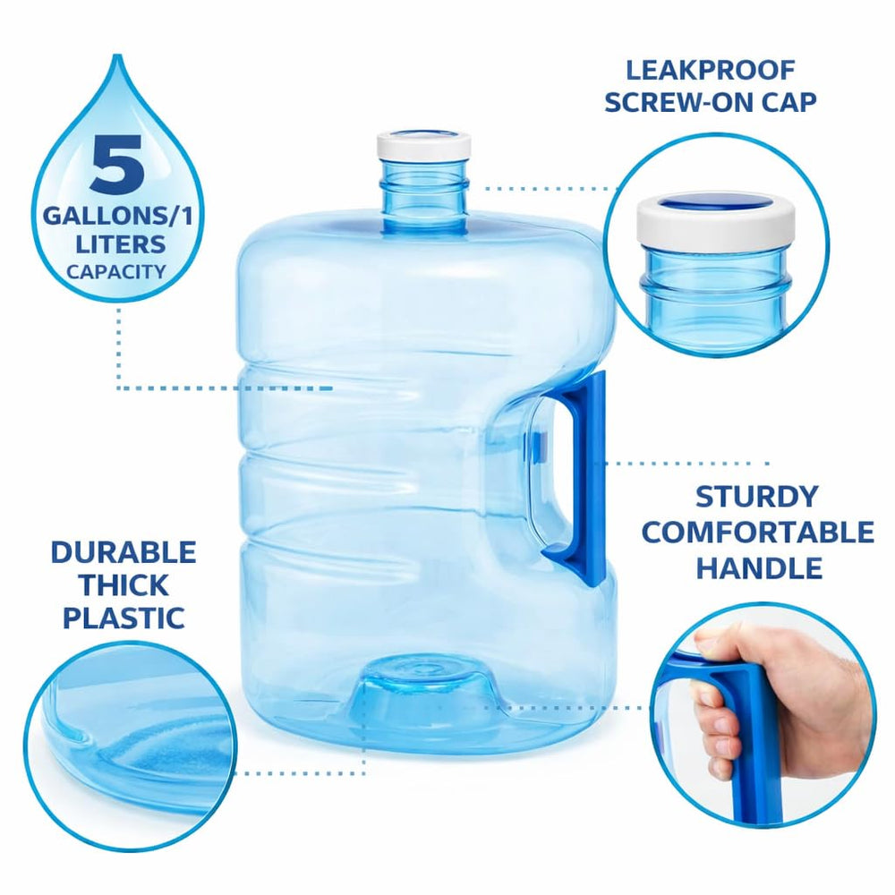 ESTARN water jug shown with screw cap for secure sealing.