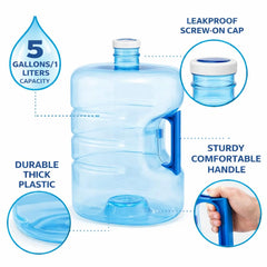 ESTARN water jug shown with screw cap for secure sealing.