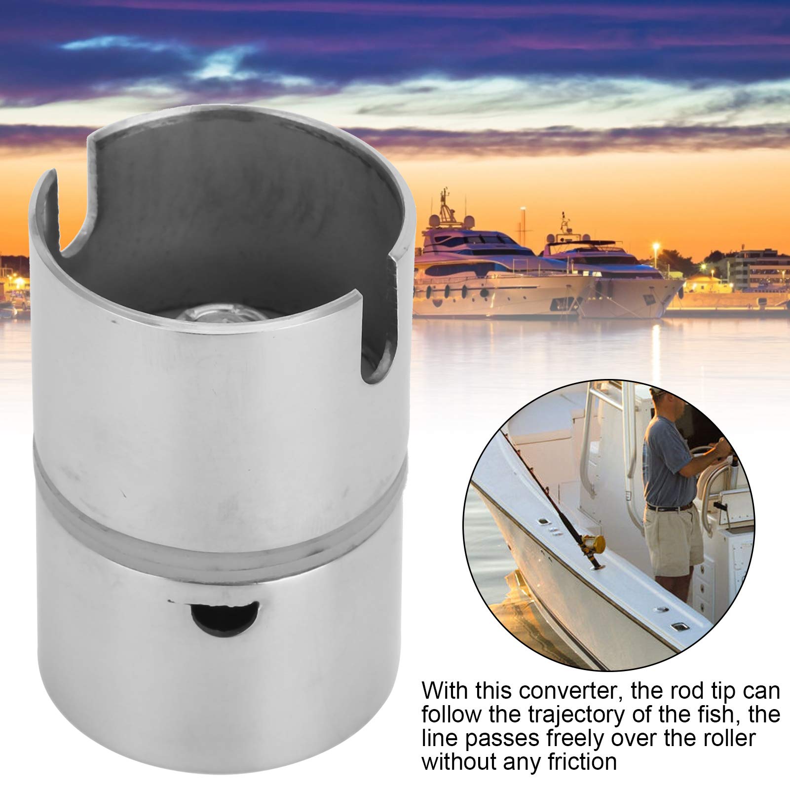 Fits rod holder butt for 1-9/16 inch or smaller diameter
