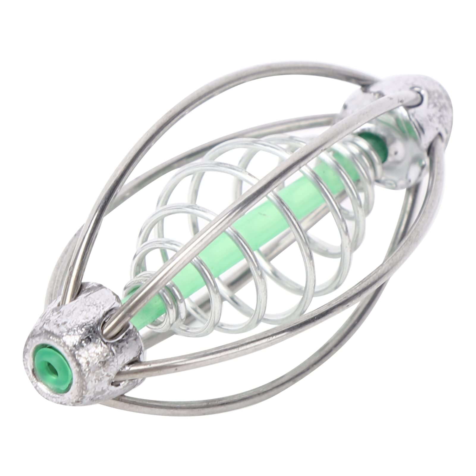 Estink bait cage stainless steel construction supports durability in all waters.