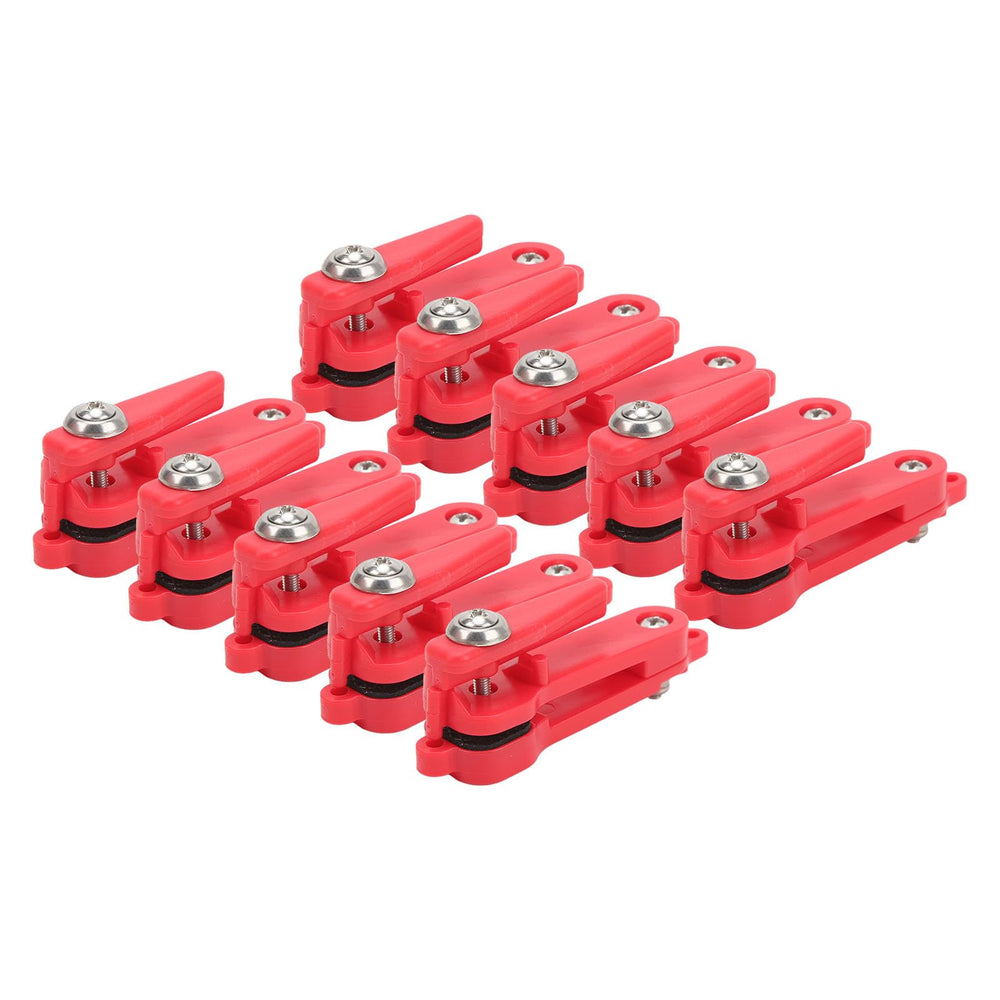 Estink heavy tension snap release clip material assembly with POM, stainless steel, and rubber.