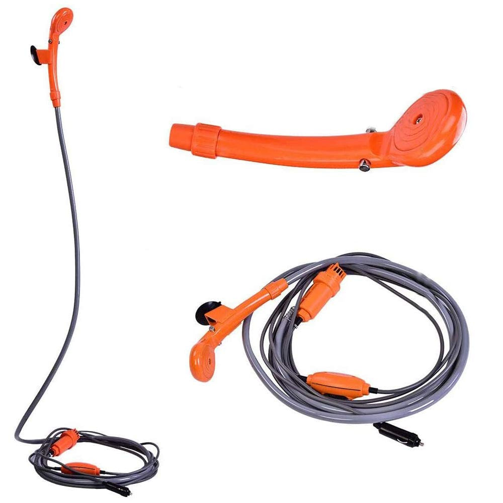 Estink bracket and suction cup mount stabilizes shower on uneven surfaces