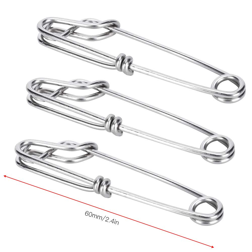Estink stainless-steel clip close-up shows durable tension endurance.