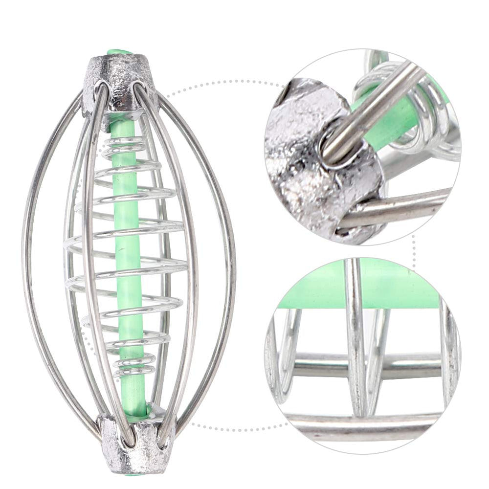 Estink stainless steel fishing feeder basket resists rust for water use