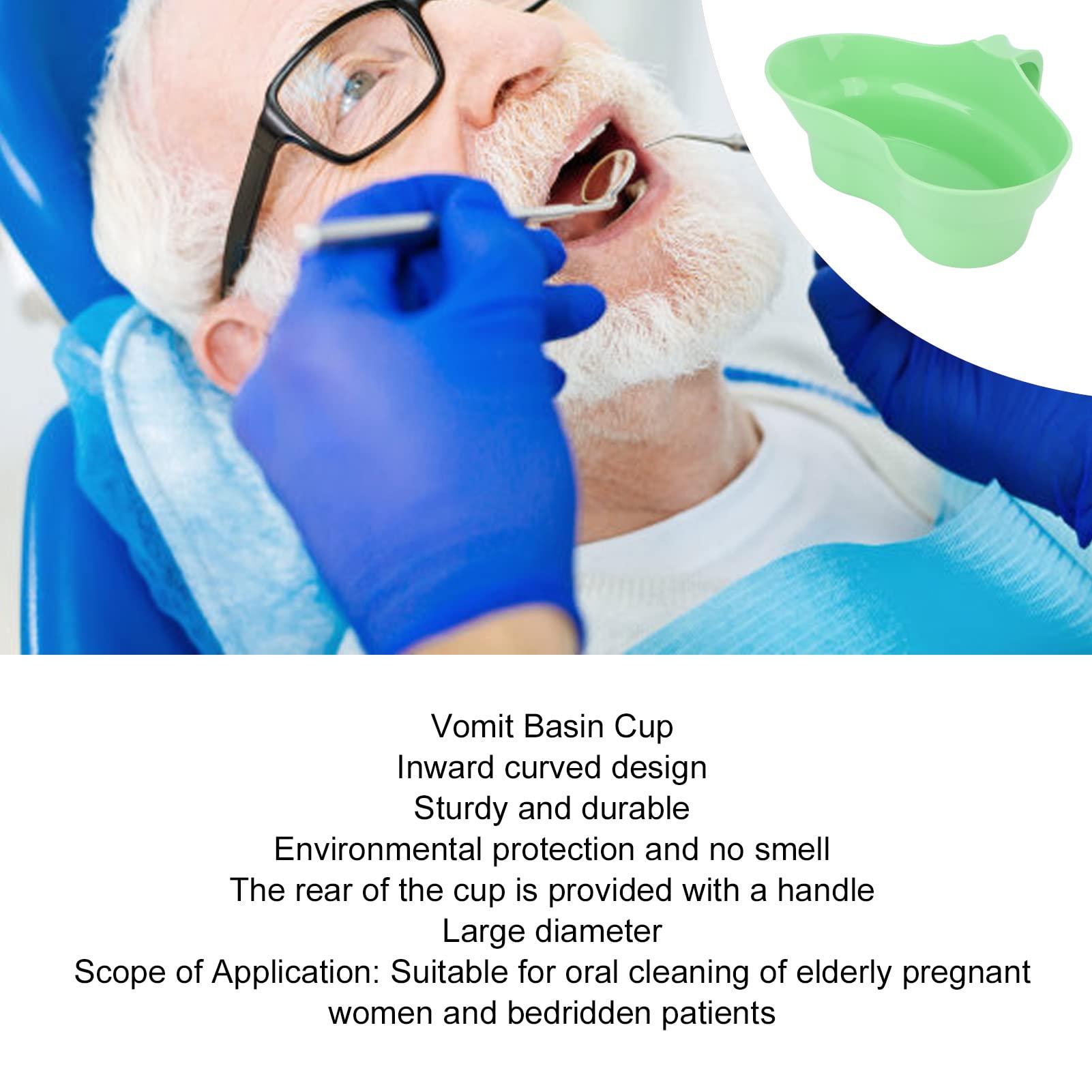 Estink Vomit Basin suitable for oral care tasks at bedside