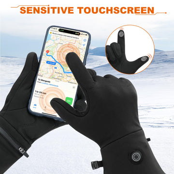 Estjutaee heated glove liner windproof design blocks chill.