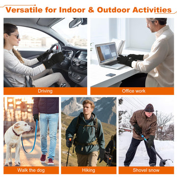 Estjutaee heated glove liners enable precise control during outdoor activities.