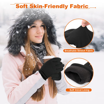 Estjutaee heated glove liners indoors and outdoors for versatile winter activities.