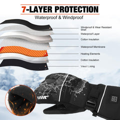 Estjutaee heated gloves touchscreen fingertips let you use devices easily.