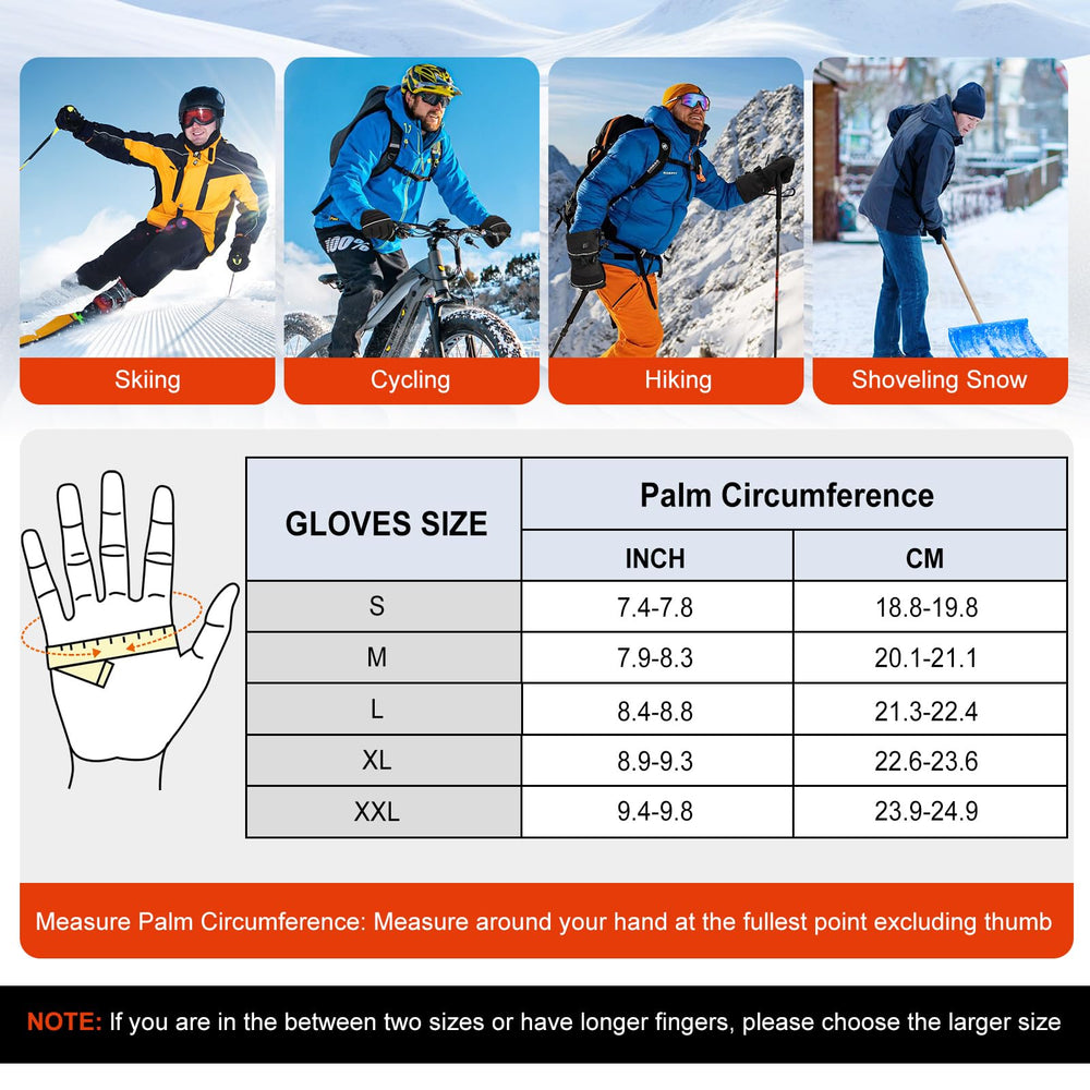 Estjutaee heated gloves velvet lining adds soft comfort during extended wear.
