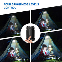 Etekcity battery-powered lantern with pre-installed AA batteries for immediate use