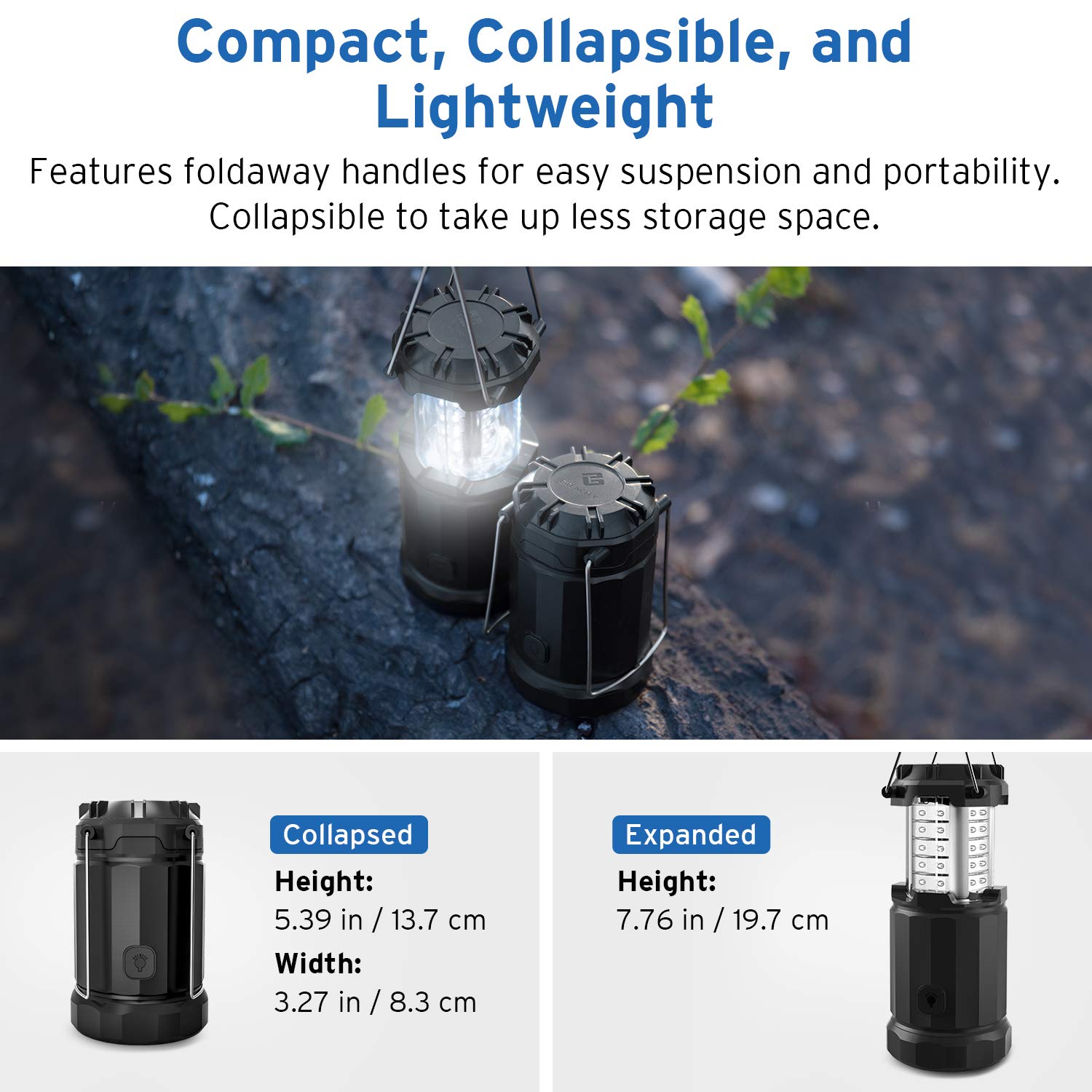 Etekcity lantern magnetic base enables hands-free lighting on metal surfaces