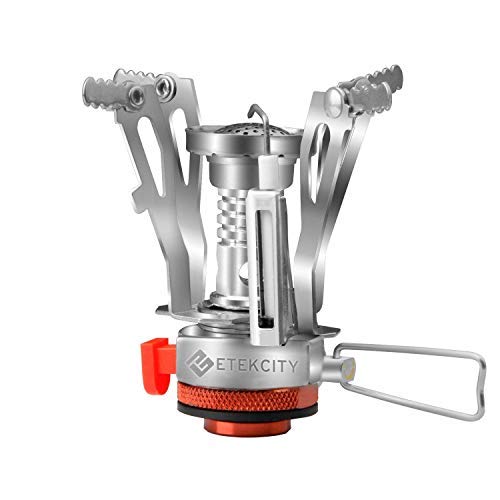 Etekcity ultralight stove collapsed for easy backpacking portability.