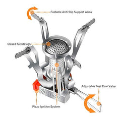 Etekcity stove shows flame control for precise cooking heat.