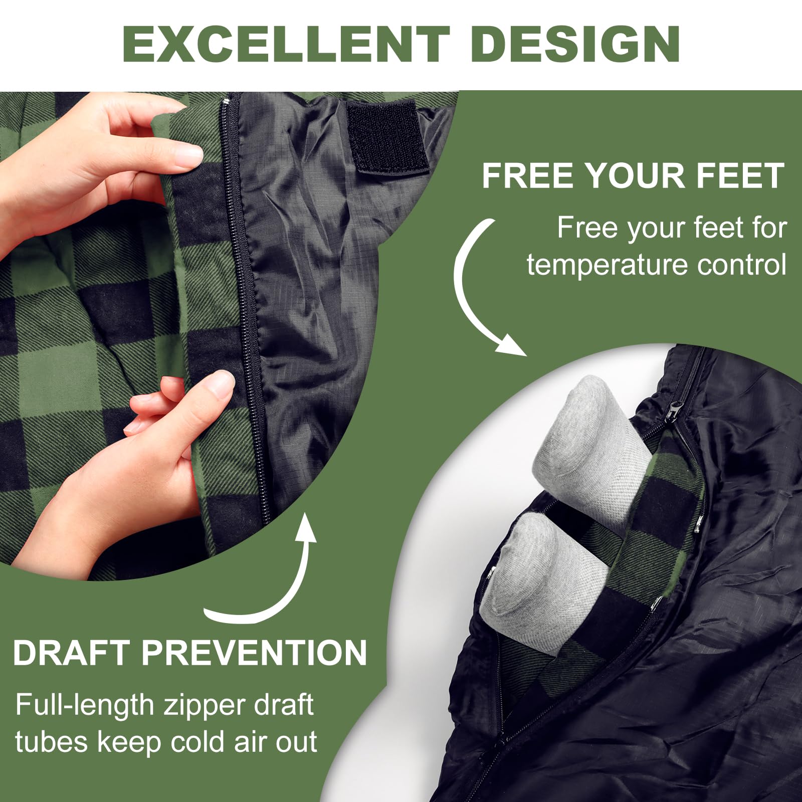 ETGLCOZY all-season design suits mountain camping and festival trips.