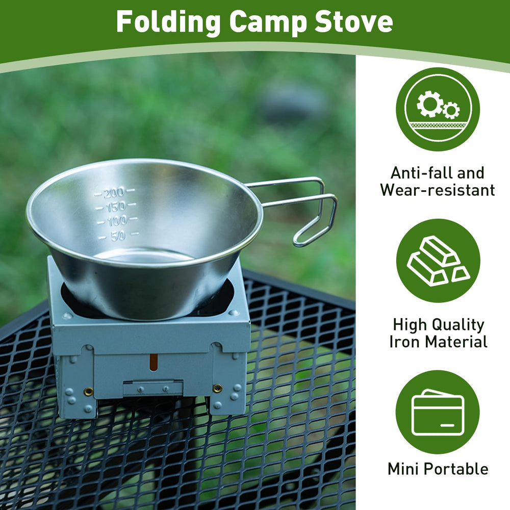 ETIAL compact ultralight stove ready for outdoor adventures in a pack