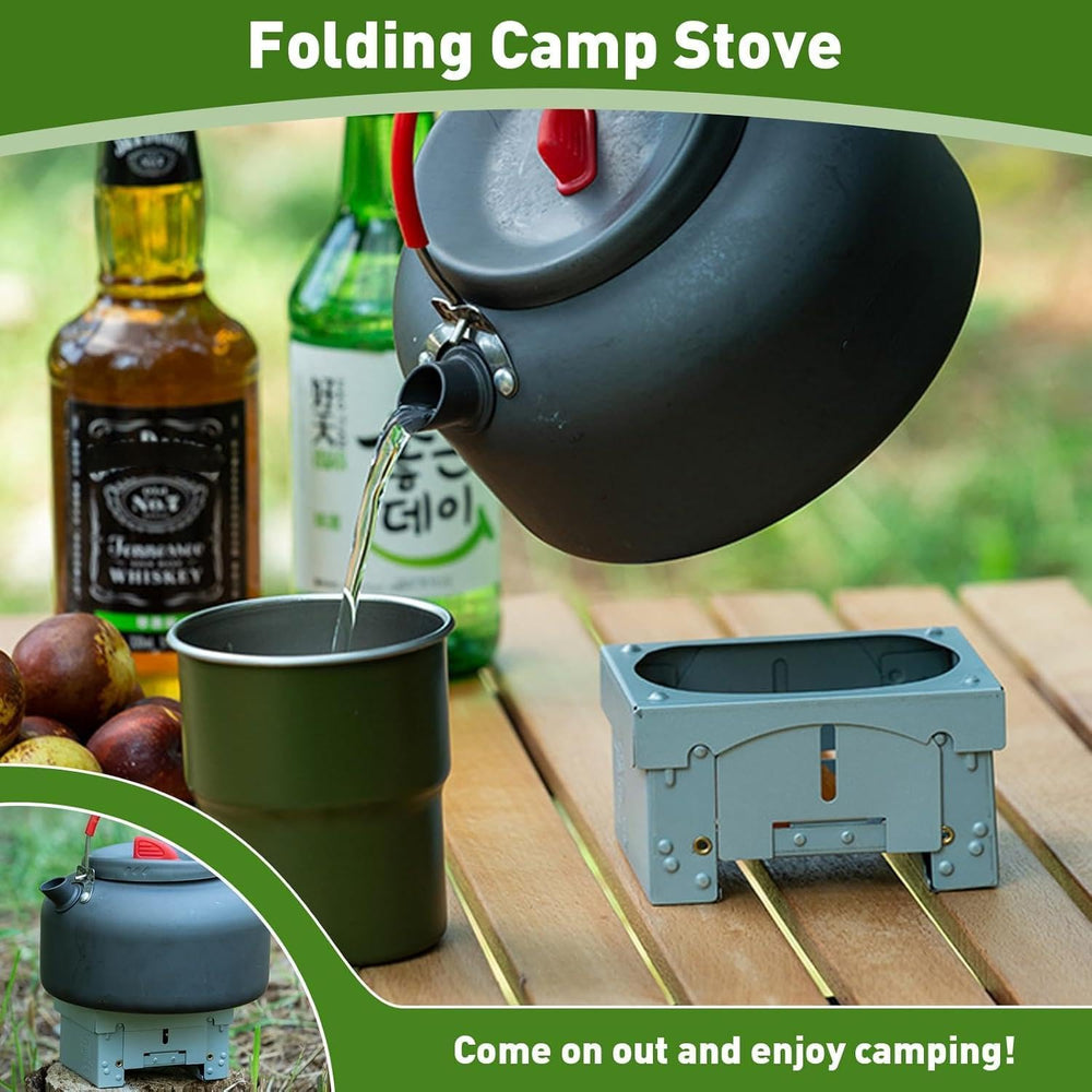 ETIAL outdoor cooking setup during hike or picnic