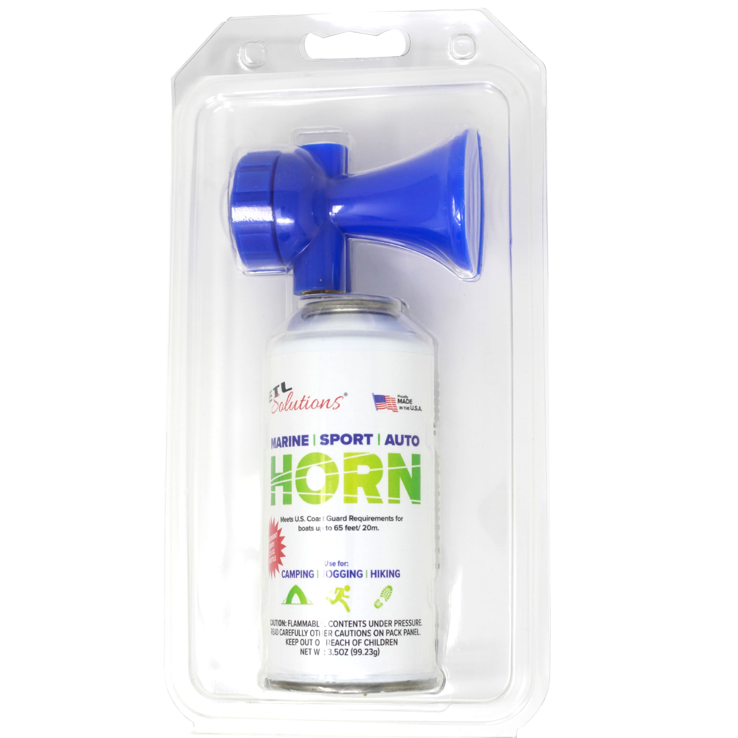 ETL Solutions 3.5oz air horn handy for boating and gear.