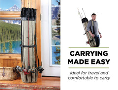 Interior spacious compartment of Etna Rod Case Organizer