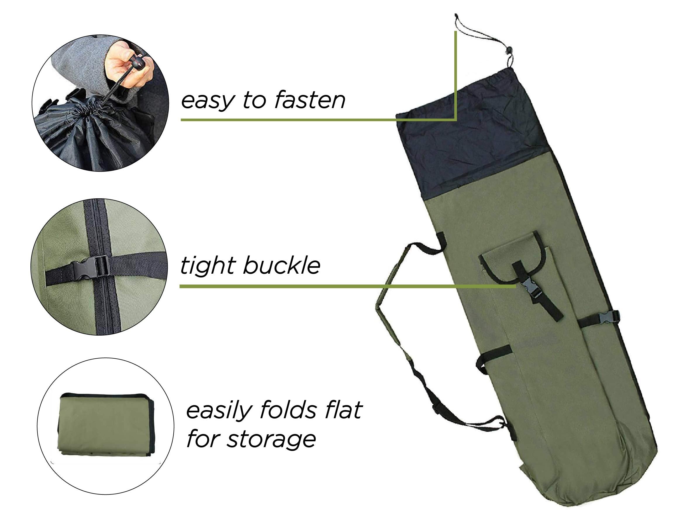 Padded adjustable shoulder strap and carry handle on Etna Case