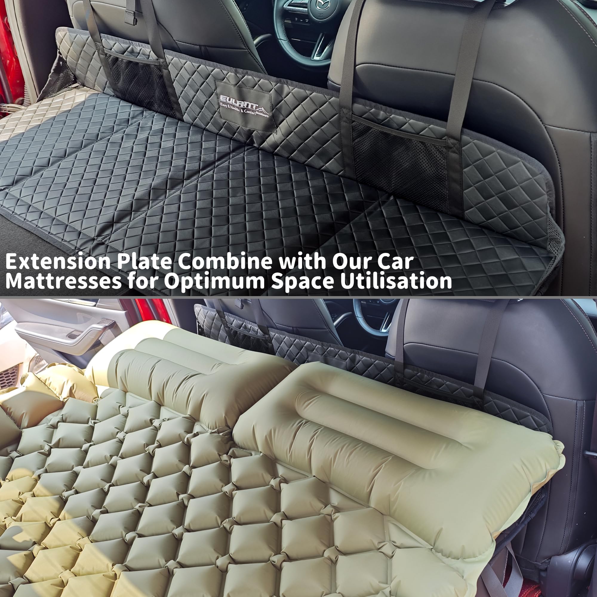 EULANT gap-filling sleep comfort ideal for long drives and camping.