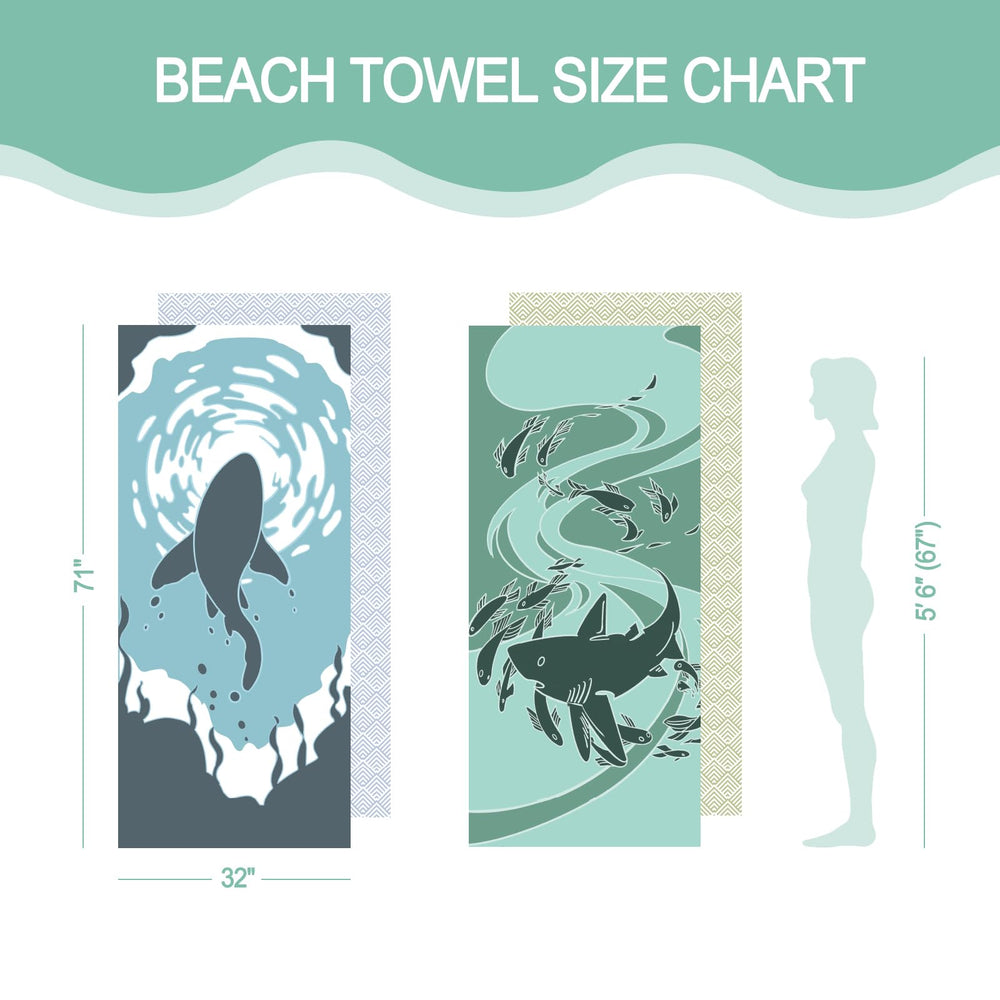 Eunzel fast-drying microfiber towel absorbs water quickly after a swim.