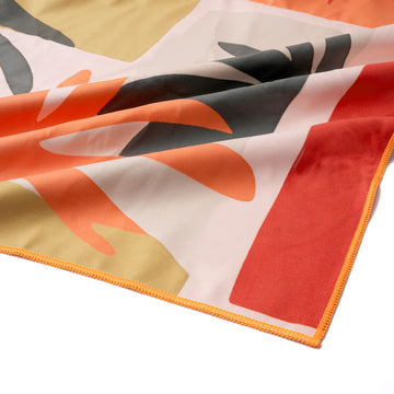 Eunzel tropical sunset/design adds vibrant style for vacations and yoga