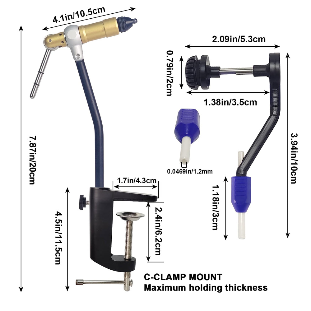 Close-up of QuickGrip vise jaws on a vise