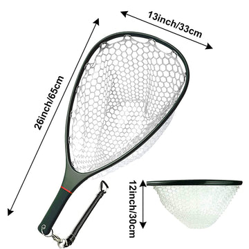 EUPHENG Aventik ghost-clear bag enabling gentle catch-and-release.