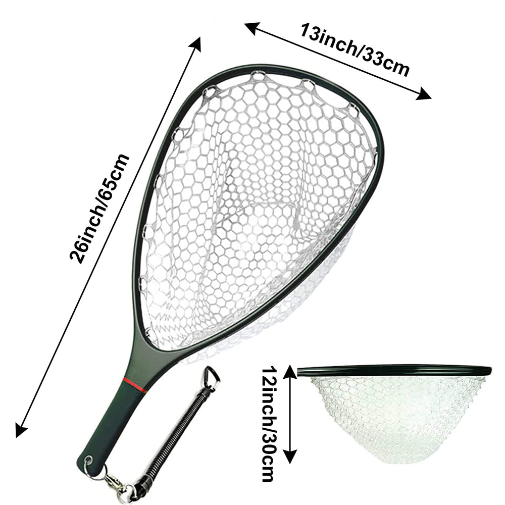 EUPHENG Aventik ghost-clear bag enabling gentle catch-and-release.