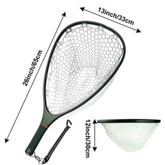 EUPHENG Aventik ghost-clear bag enabling gentle catch-and-release.