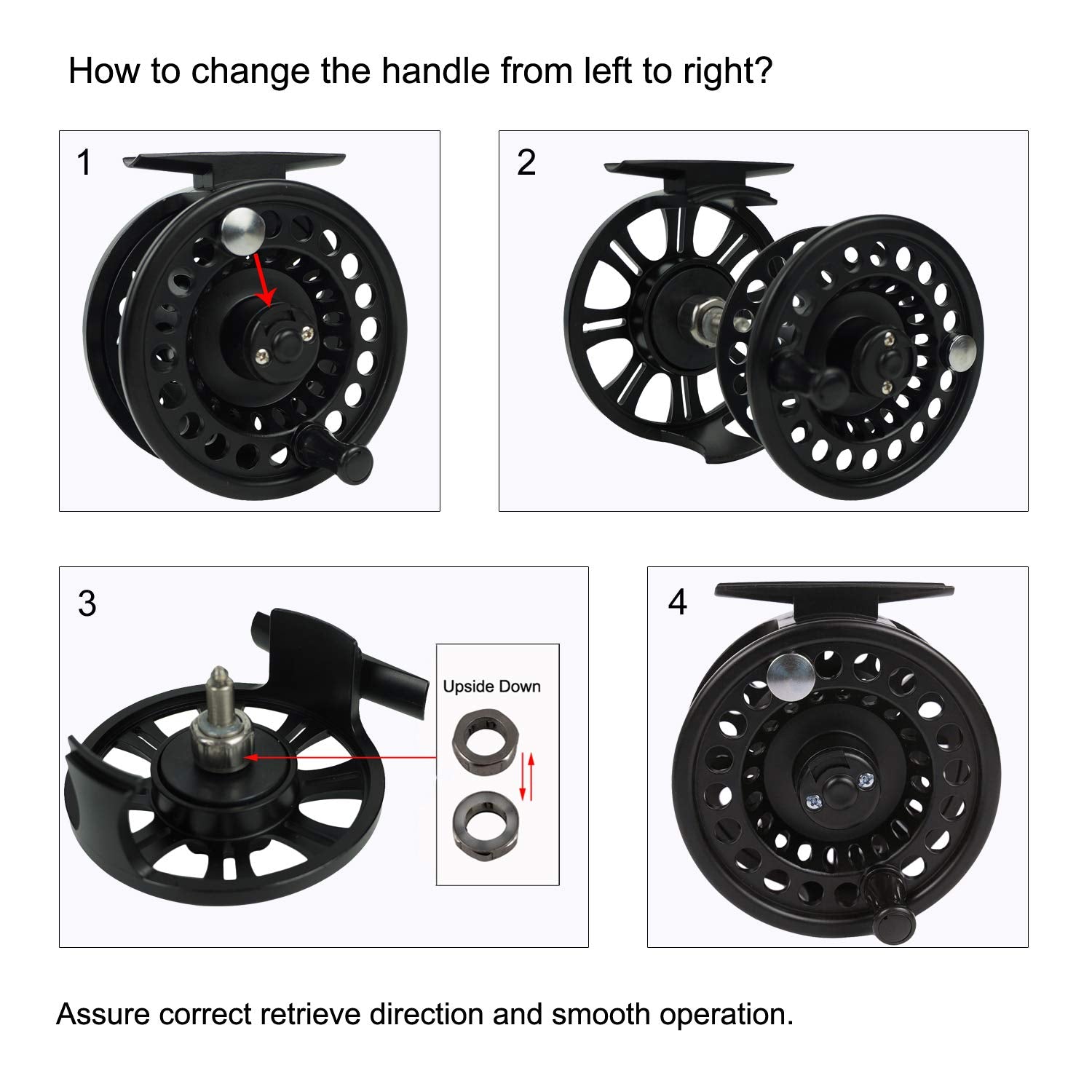 EUPHENG Aventik fly reel with backing line setup demonstrating versatile kit