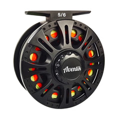 EUPHENG Aventik HVCE reel side view highlights compact, durable design for versatile fishing.