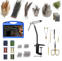 EUPHENG Aventik QuickGrip Travel Fly Tying Vise — closed view