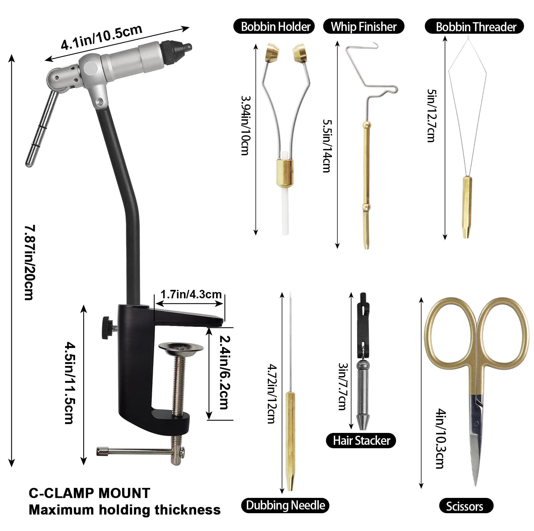 EUPHENG Aventik QuickGrip vise demonstrates accurate rotary tying with secure hook grip.