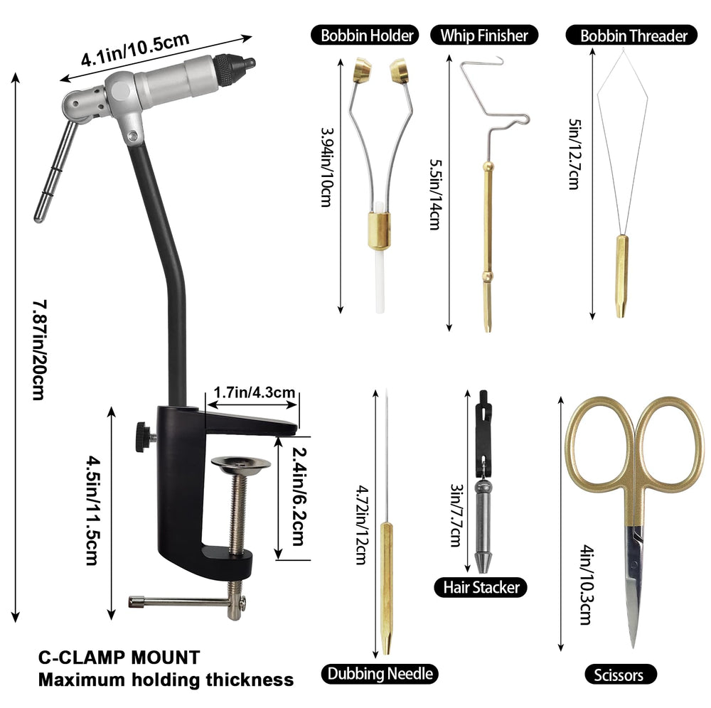 EUPHENG Aventik QuickGrip vise demonstrates accurate rotary tying with secure hook grip.