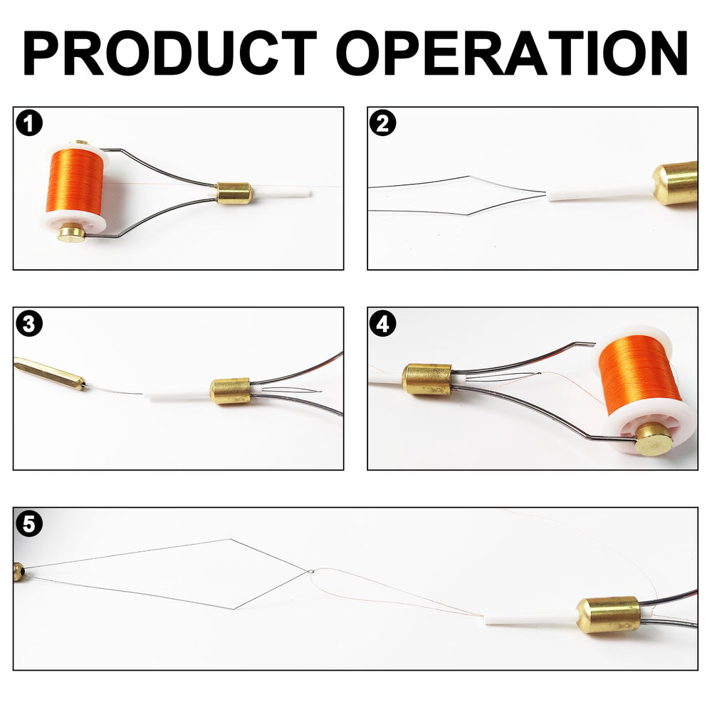 EUPHENG Aventik Hackle Plier for secure feather prep.