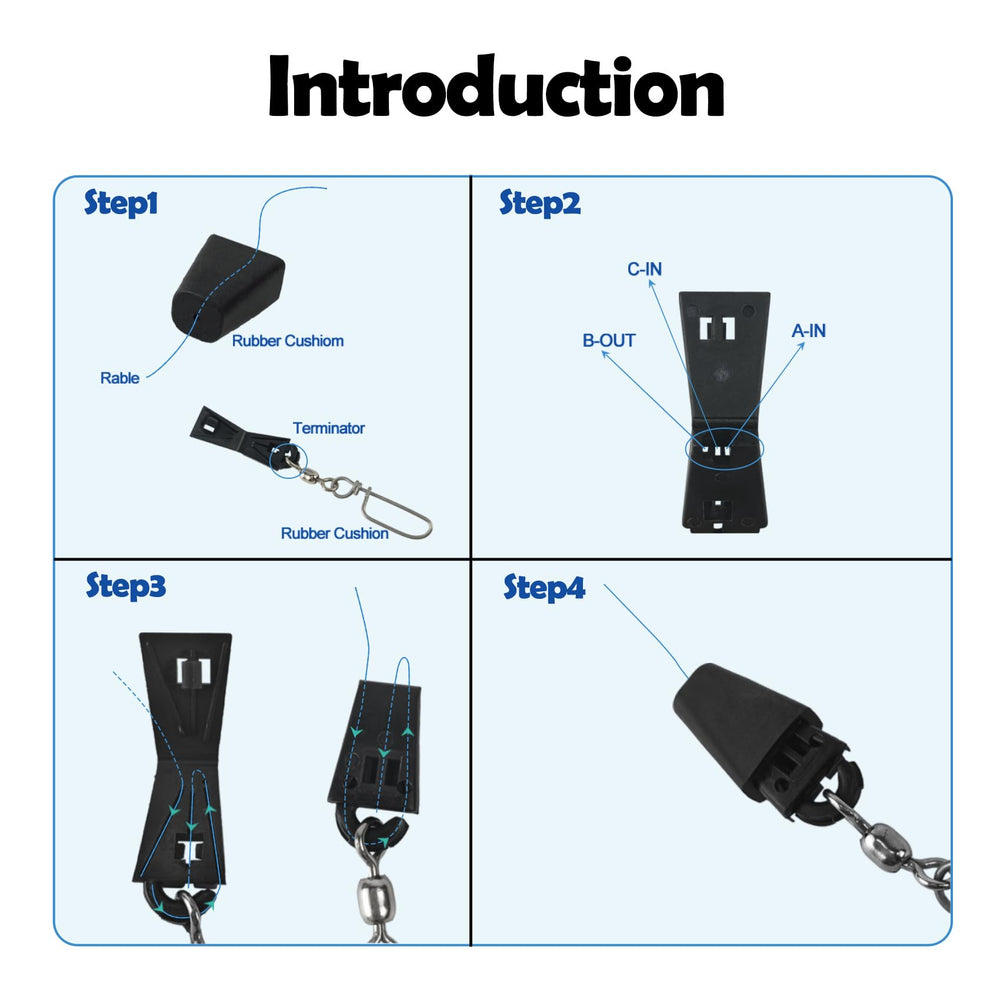 Close-up of 10 Coastlock Snap with Swivel included in the kit