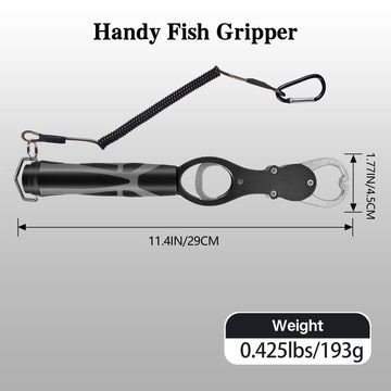 Ergonomic non-slip rubber handle of Eupheng fish gripper