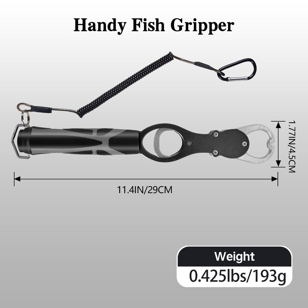 Ergonomic non-slip rubber handle of Eupheng fish gripper
