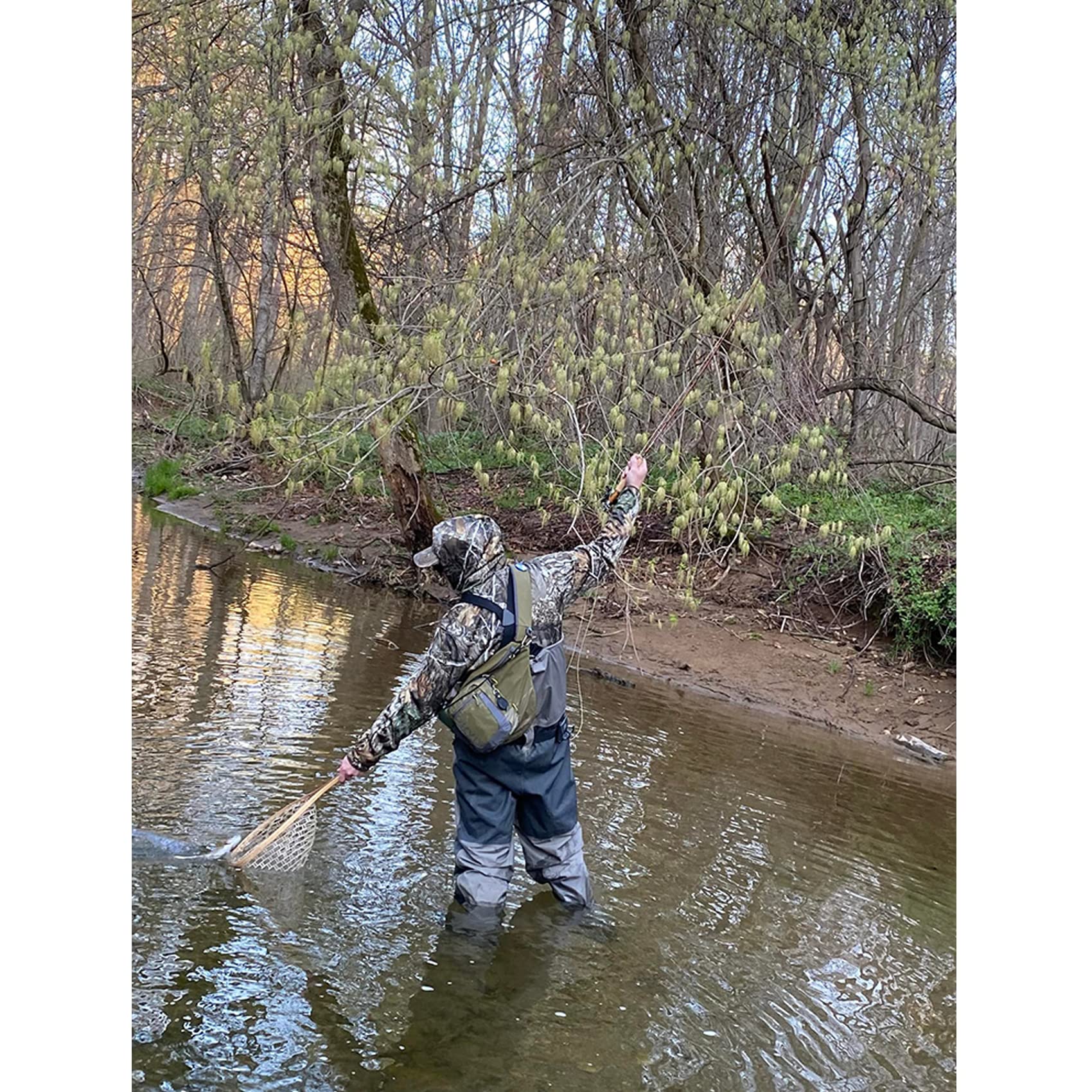 Ideal use in streams and small rivers with catch-and-release design
