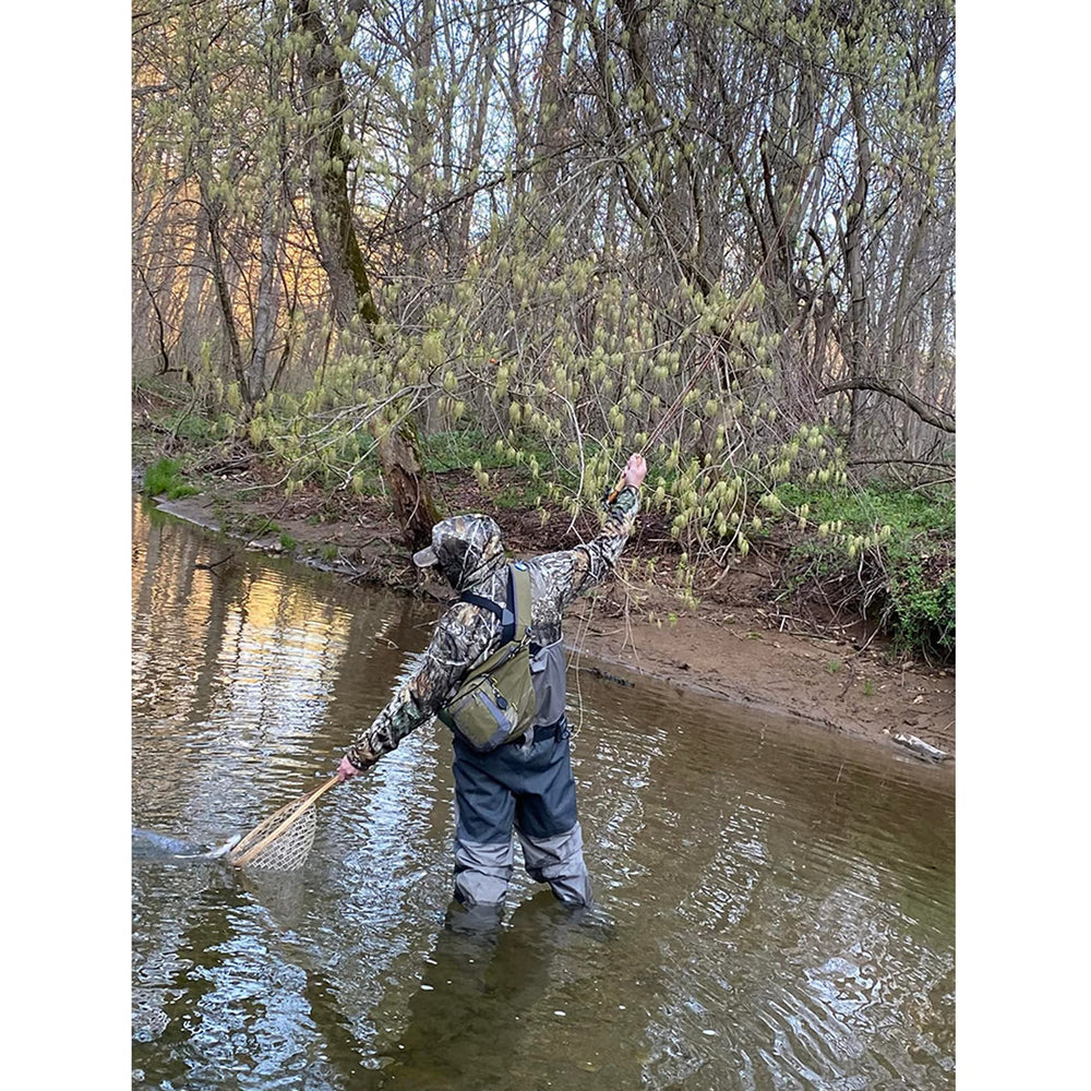 Ideal use in streams and small rivers with catch-and-release design