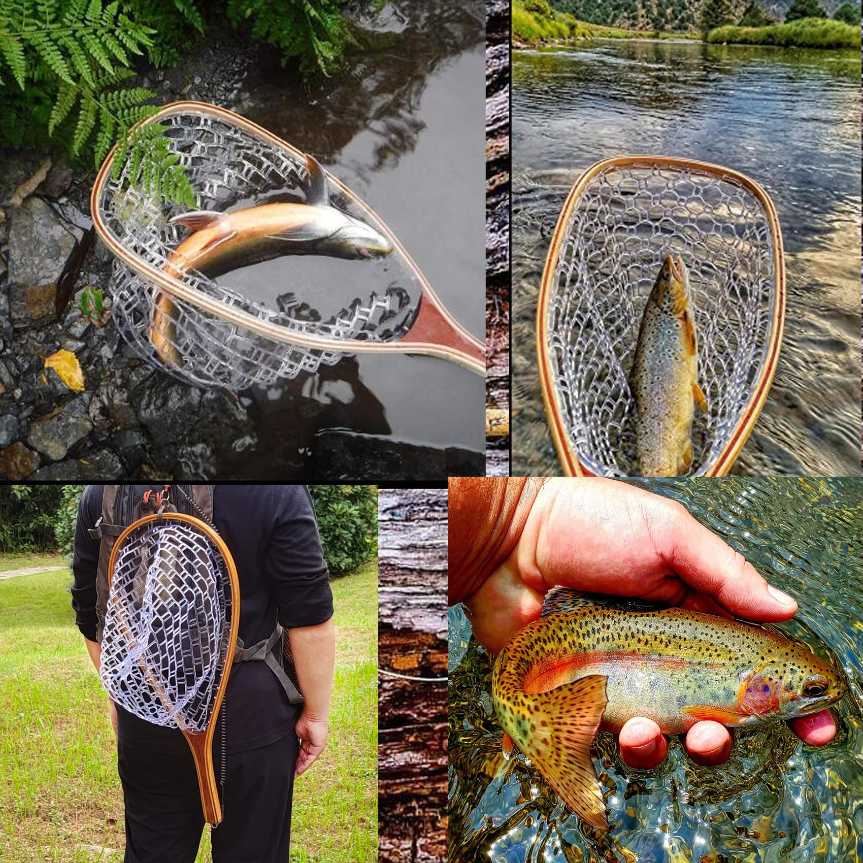 Eight-image product gallery showcasing the EUPHENG fly net