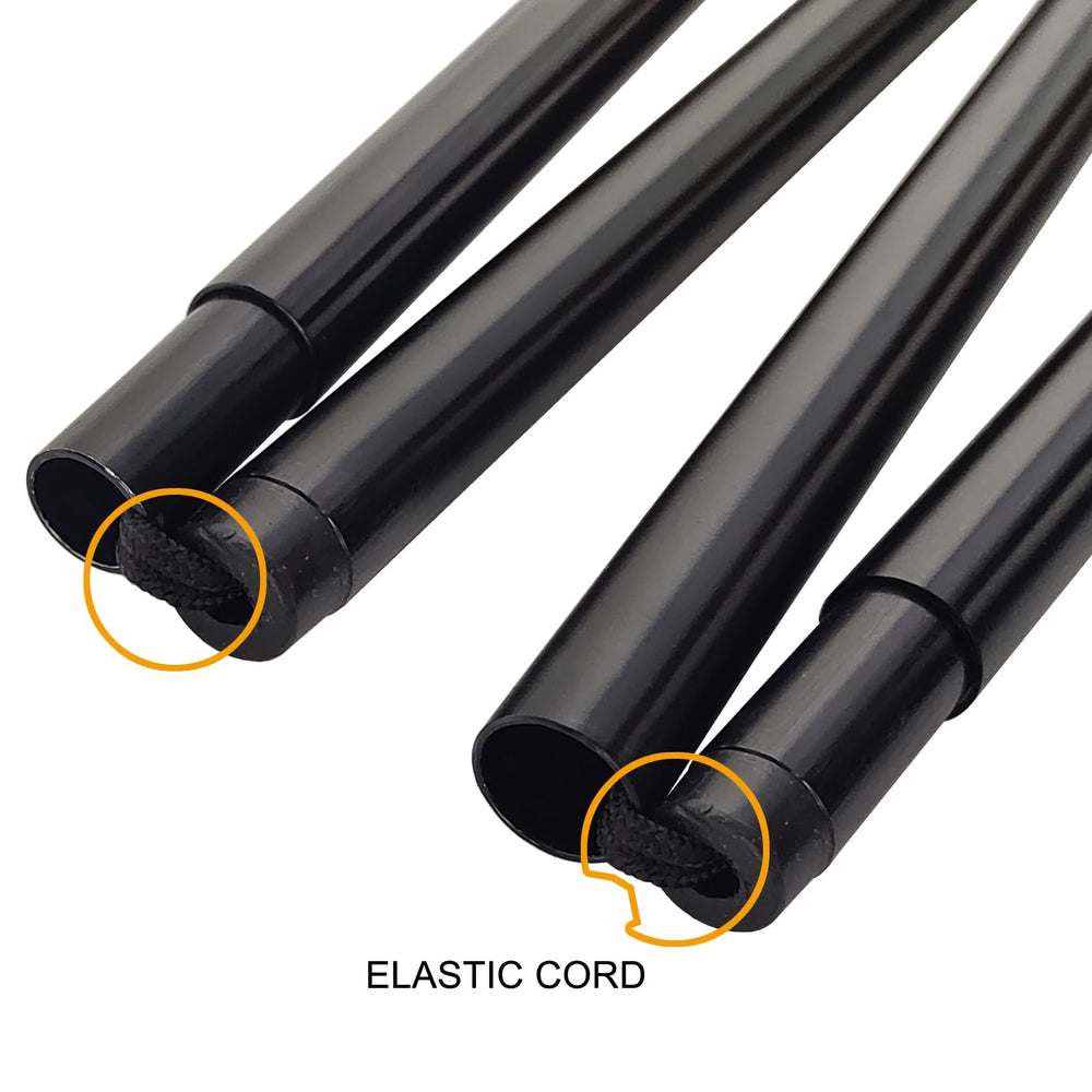 EUPHENG foldable wading staff collapsed for compact transport in a bag.