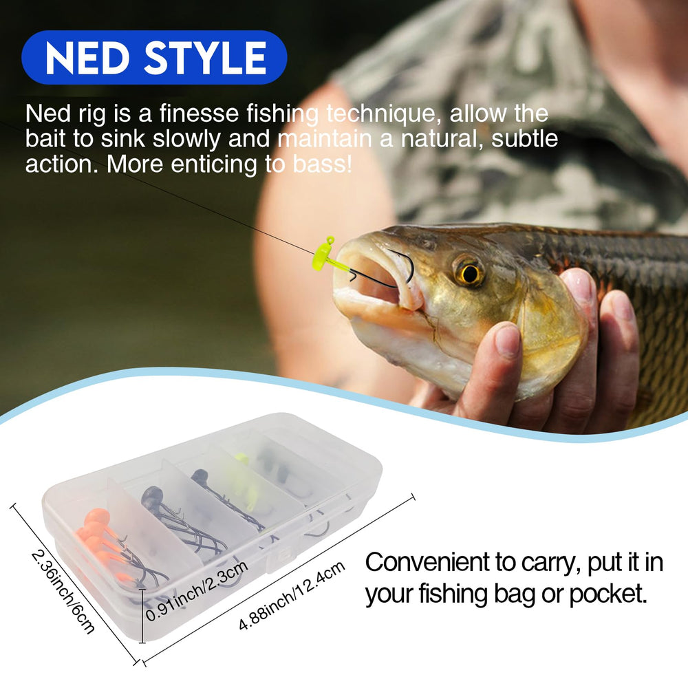 Versatile finesse jig heads for bass, crappie, and trout in freshwater and saltwater.