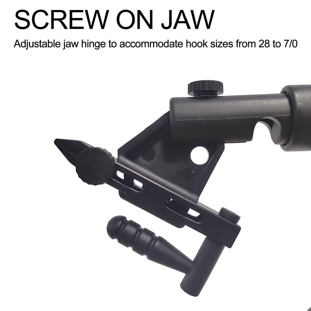 Sturdy C-clamp base of the Riverruns II fly tying vise